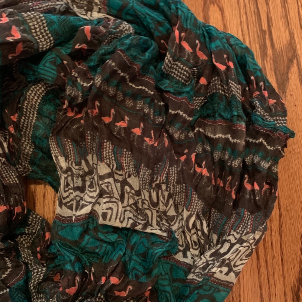 Pink Flamingo Infinity Scarf - Picture 3 of 3